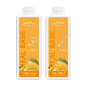 서울팩토리 리얼 망고 베이스 1.2kg 2개세트, 2개