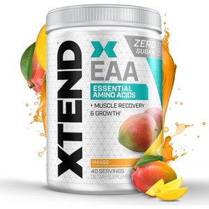 XTEND 싸이베이션 EAA 엑스텐드 EAA XTEND EAA + BCAA 아미노산 파우더 40 서빙, 1개