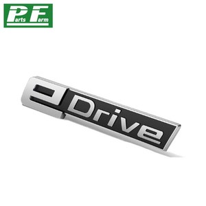 BMW 엠블럼 e드라이브 스티커 트렁크 휀다 레터링 330e 530e 30e 유광실버, E-drive 무광블랙(1개)