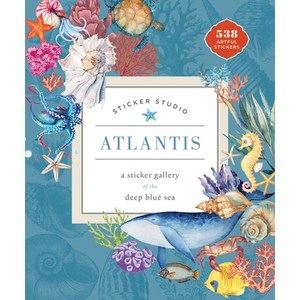 Sticker Studio: Atlantis: A Sticker Gallery of the Deep Blue Sea Hardcover, Castle Point Books, English, 9781250279354