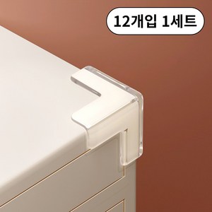 프랜베이 모서리가드 모서리 보호대, 12개, 투명