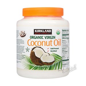 커클랜드 유기농 코코넛 오일 대용량 2.48L KIRKLAND SIGNATURE ORGANIC COCONUT OIL 84 FL. OZ, 2.48L x  1병, 1개, 2.38L