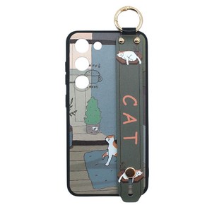 신서엔코 갤럭시S23케이스 갤럭시S23플러스케이스 갤럭시S23울트라케이스 Galaxy Phone Case SCS-1533 일러스트 핸드 스트랩 휴대폰 케이스