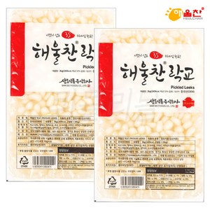 [퀴클리몰] 삼도 해울찬 락교 파우치팩 3S, 2개, 3kg