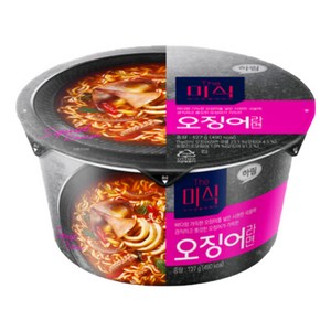 더미식 오징어 컵라면 127g, 4개