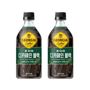 조지아 디카페인블랙 470PET X24, 24개, 470ml, 1개입