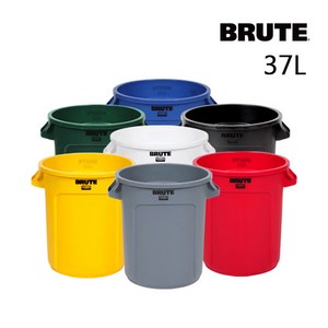 [브루트] BRUTE 벤티드37L - 원형컨테이너, 검정, 1개