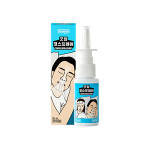 동국제약 굿잠 코골이 방지 코스프레이 코골이 소음 방지&예방 30ml, 1개