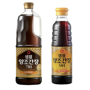 샘표 양조간장 701 1.7L+501 500ml, 1.7L, 1세트