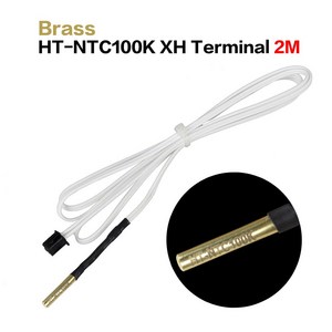 3D 프린터 부품 HT-NTC100K 서미스터 온도 센서 고온 ntc 100k E3D V, 2) 3pcs - Bass XH 2M