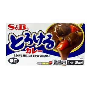 S&B 토루케루 카레 매운맛 1kg, 1개