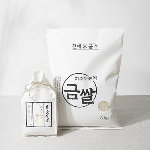 여주 무농약 금쌀 3Kg, 1개