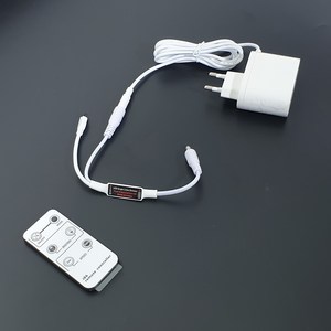 디밍 리모컨 스위치 LED 어답터 12V 24V, 아이식스 디밍 IR 리모컨+어댑터12V2A, 1개