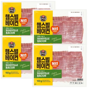 햄스빌 베이컨, 160g, 4개