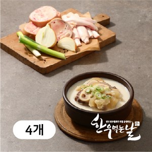 한우먹는날 한우 도가니우족탕, 1kg, 4개