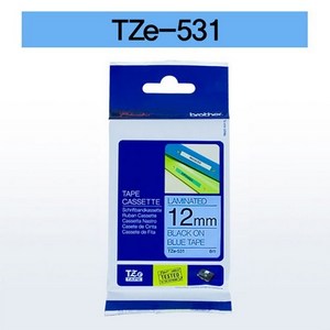 브라더 테이프카트리지 TZ531(12mm Blue Black)