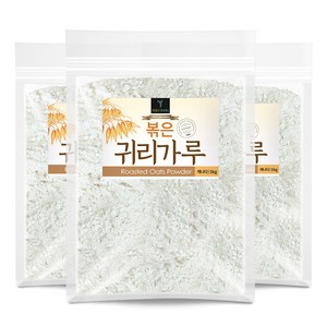 퓨어영 볶은 귀리가루 1kg 오트밀 귀리우유 쉐이크, 3개