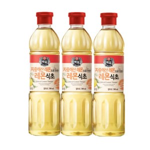 (상온)백설 지중해산 레몬식초500mlx3개, 500ml, 3개