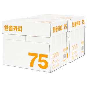 한솔제지 한솔카피 A4용지 75g A4복사용지, A4, 5000개