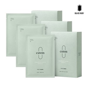 큐템 포스트 마스크 세트 25ml 10ea x3 /모공케어/피부진정/탄력있는피부, 10개입, 3개