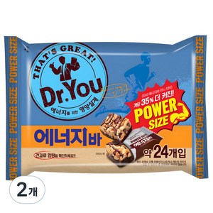 닥터유 에너지바 파워사이즈, 337g, 2개