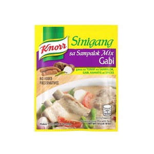 필리핀 Knorr 시니강 나마 가비 육수 22g / Sinigang sa Sampalok Mix Gabi 크노르, 1개