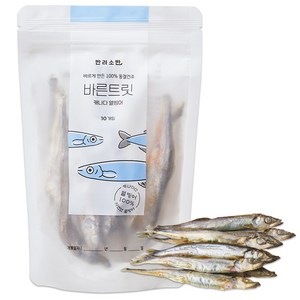 반려소반 바른트릿 강아지 간식, 열빙어, 40g, 1개