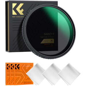 K&F CONCEPT Nano-X 슬림 가변 ND필터 ND2-32, 52mm, 1개