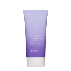 플래니스트 자색 당근 파하 선크림 (비건인증 저자극 혼합자차 SPF50+ PA++++), 1개, 50ml