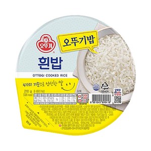 오뚜기밥 맛있는 흰밥 210g, 12개