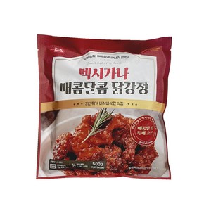 [퀴클리몰] 멕시카나 매콤달콤 닭강정, 2개, 500g