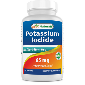 베스트네츄럴스 요오드화 칼륨 65mg Potassium Iodide 타블렛, 1개, 60개입, 60정