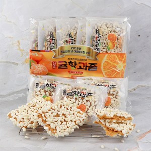 제주 신효 귤향과즐 전통 수제 한과, 280g, 4개