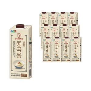 정식품 간단요리사 진한 콩국물 950mlx12팩, 950ml