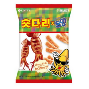 숏다리오잉 간식스낵, 10개, 70g