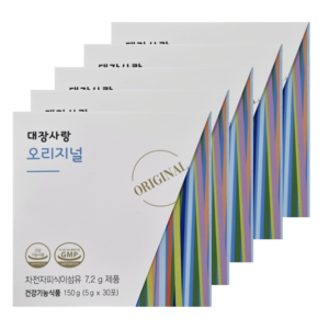 미궁365 자천자피 식이섬유 대장사랑 오리지널 5g x 30포 x 5박스 75일분, 150g, 5개