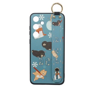 신서엔코 갤럭시S24시리즈 케이스 Galaxy Phone Case SCS-1543 큐트 애니 핸드 스트랩 케이스