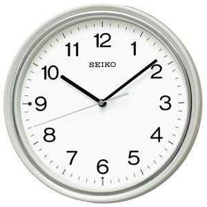 SEIKO 세이코 KX252W [전파식 벽시계 야간초침정지 기능 탑재], 단일, 1개, 1개