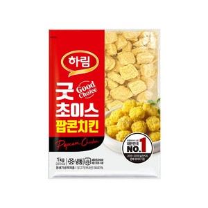 하림 팝콘치킨, 1kg, 4개