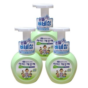 아이깨끗해 향균 폼 핸드솝 청포도향, 250ml, 3개