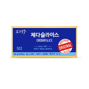 동원 소와나무 체다 슬라이스 치즈 900g, 2개