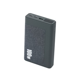 아이노비아 PD 100W PPS 노트북 초고속충전 대용량 보조배터리 20000mAh, IPB100LED20A(그레이)