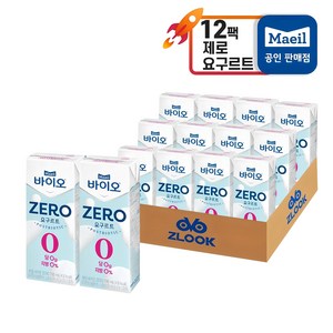 매일 바이오 제로 요구르트, 190ml, 12개