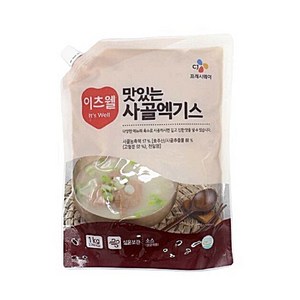 이츠웰 맛있는 사골엑기스 1박스(1kgx10팩) 국물용 농축액, 1kg, 10개