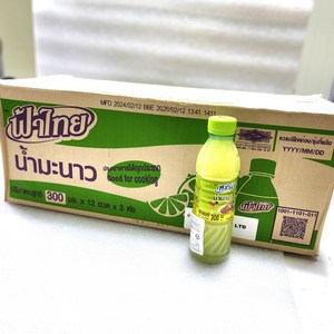 팟타이 라임쥬스 라임음료 FaThai Lime Juice (300 x 36ea 1박스) woldfood, 300ml, 36개