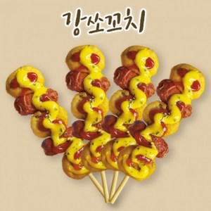 굿오닥꾸 Pc방 강쏘꼬치80gX10개, 10개, 80g