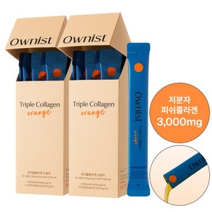 오니스트 트리플콜라겐 오렌지 저분자피쉬콜라겐 3000mg, 14회분, 280g, 2개