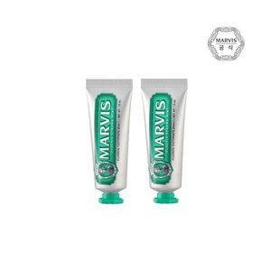 마비스 클래식 스트롱 민트 치약, 2개, 25ml