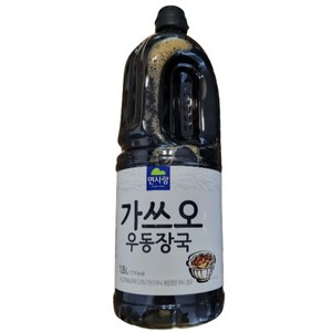 면사랑 가쓰오 우동 장국 1.8L 업소용 우동 다시 국수 찌개 국물, 1개