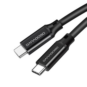 바라보고 USB3.2 C to C타입 GEN2 4k 고속케이블 20Gbps, 200cm, 블랙, 1개